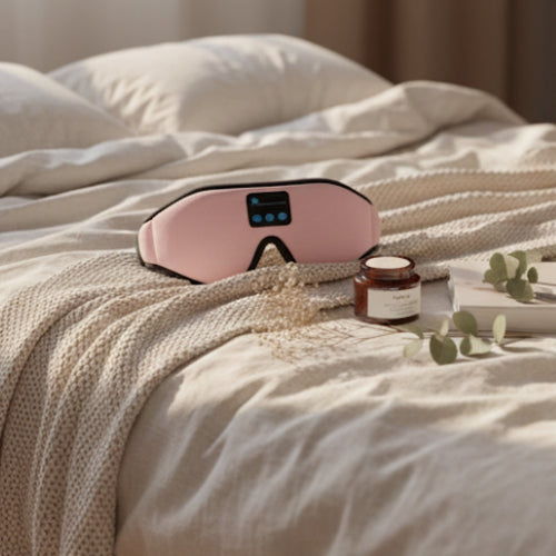 Máscara para dormir con bocinas Bluetooth | Multicolor | DeepRem Mask
