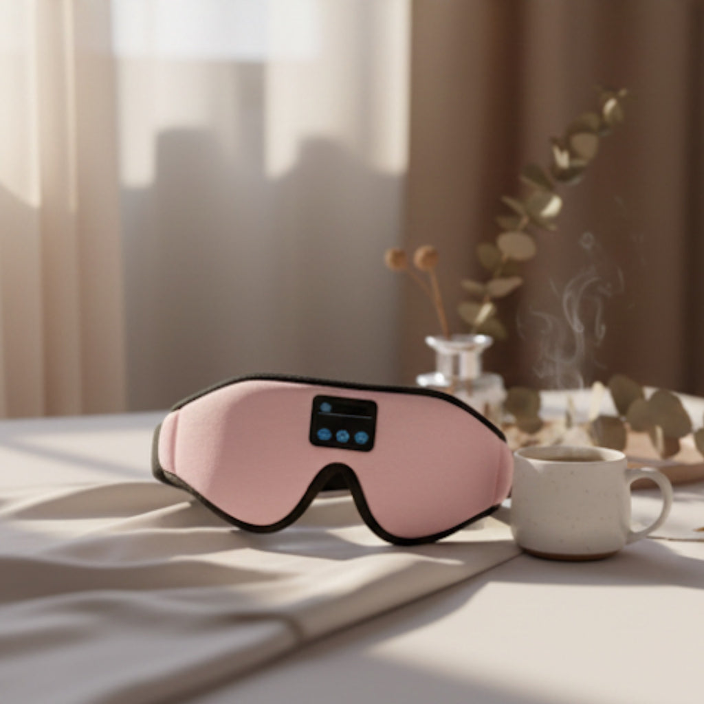 Máscara para dormir con bocinas Bluetooth | Multicolor | DeepRem Mask